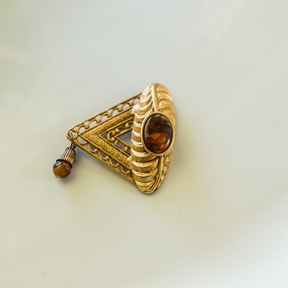 Vintage Signed Kate Hines Brooch - Picture 5 of 6